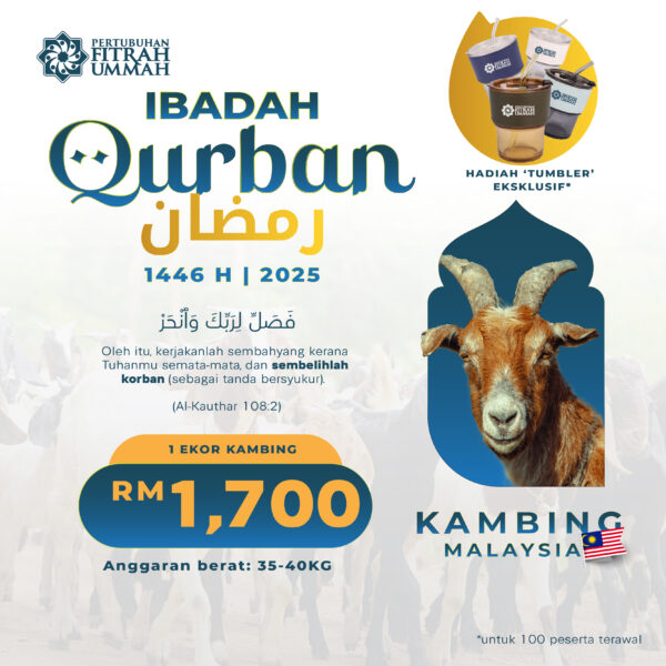 SATU (1) EKOR KAMBING QURBAN - MALAYSIA (PROMO RAMADAN)