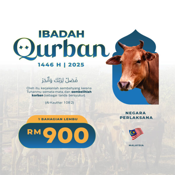 SATU (1) BAHAGIAN LEMBU QURBAN - MALAYSIA
